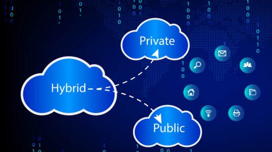 Cloud computing technology concept, vector illustration